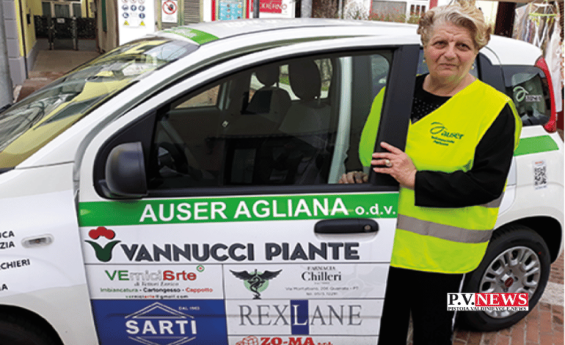 Agliana, nuovo mezzo Auser: più servizi sociali alle famiglie