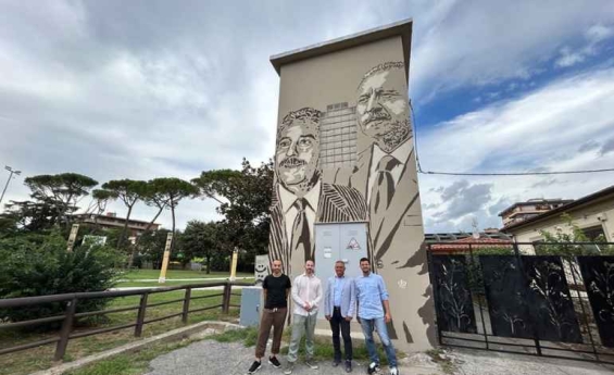 Montecatini, murale per Falcone e Borsellino
