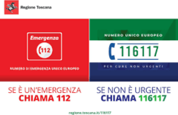 Emergenze sanitarie, quando chiamare il 112 e il 116117