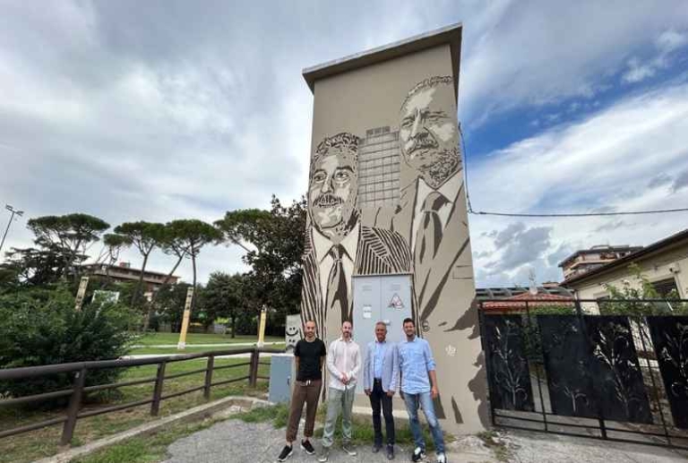 Montecatini, murale per Falcone e Borsellino