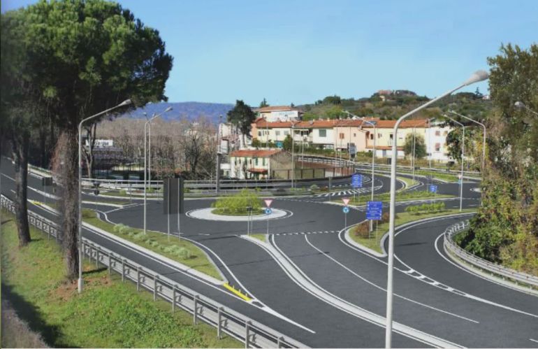 nessun cantiere per la rotonda di montecatini 2025