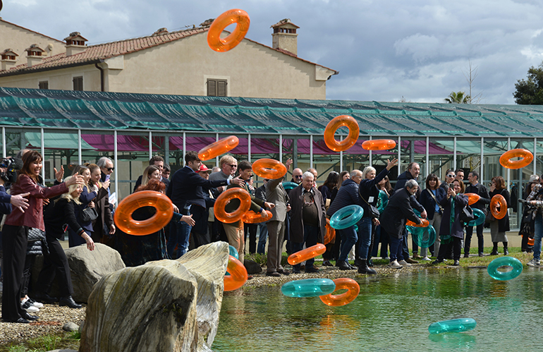 lancio ciambelle a nursey campus di pistoia