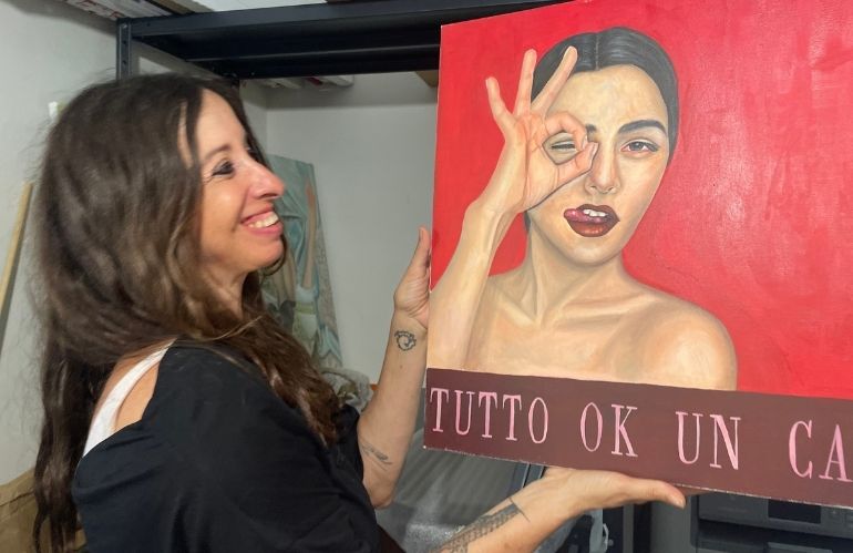 laura corre ritratto