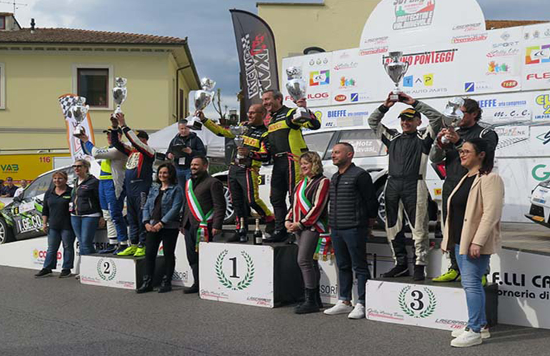 premiazione rally montecatini e valdinievole