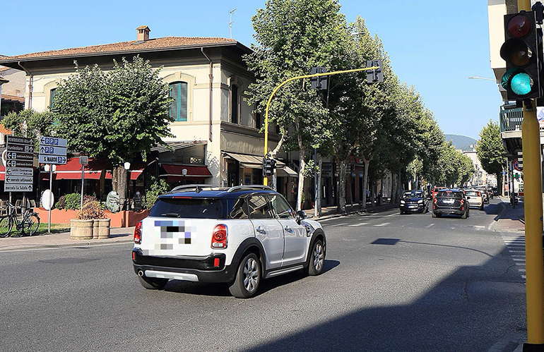 Mozione contro sistema di rilevamento infrazioni Corso Matteotti