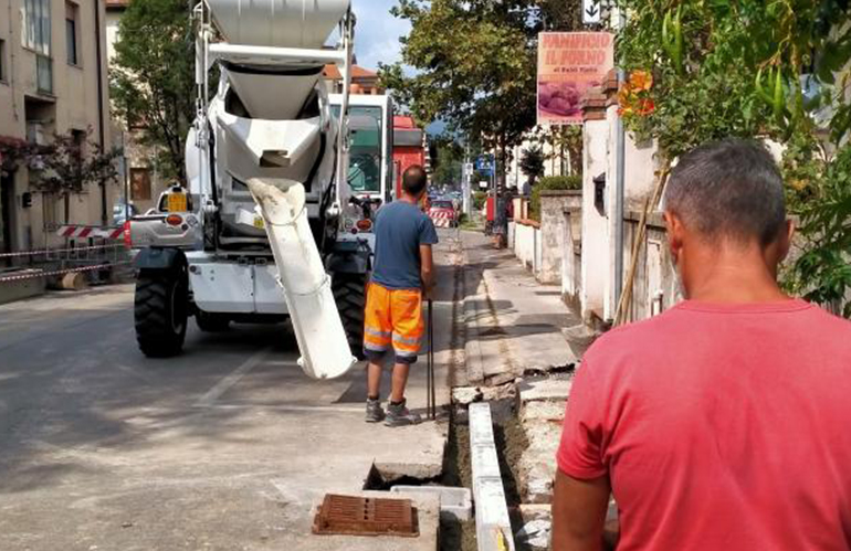 Pistoia: partiti i lavori in via Pagliucola