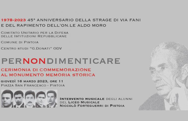 commemorazione aldo moro e via fani