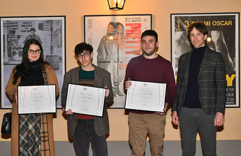 Studente Anzilotti vince concorso del Cinema Imperiale di Montecatini