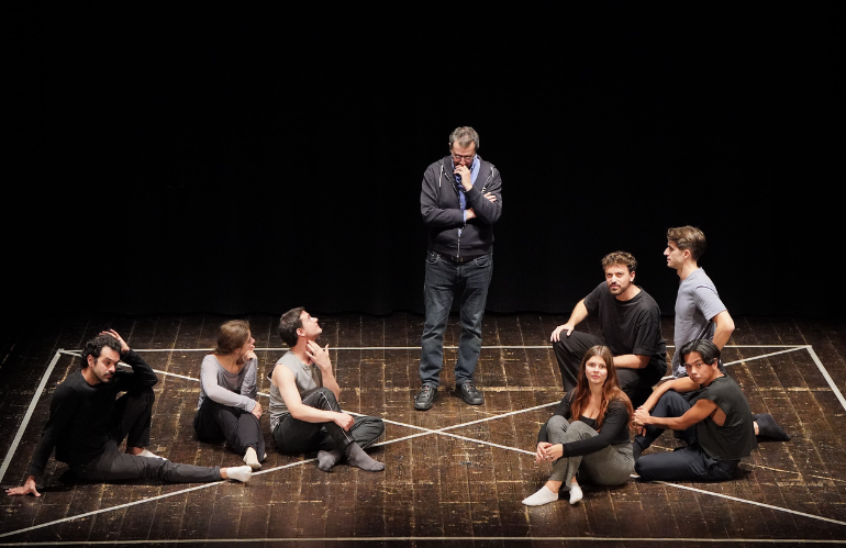 gli allievi del Teatro Laboratorio della Toscana in Frammenti